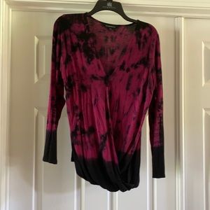 Rock republic wrap blousey shirt